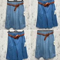 DENIM BERMUDA SHORTS