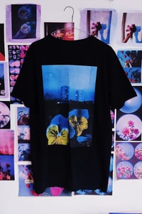 Image 3 of BLUE NIGHT, PANSY - Classic Black Tee 