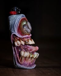 Image 17 of Parasite cyclops - Glow in the Dark Bic Lighter Sleeve OOAK