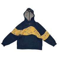 Image 2 of (L - XL)  Nike Hoodie KEBAYA Series Navy Flower “Kusho” 520