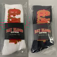 Image 1 of "GANG" Socks 2 pack (black/white)