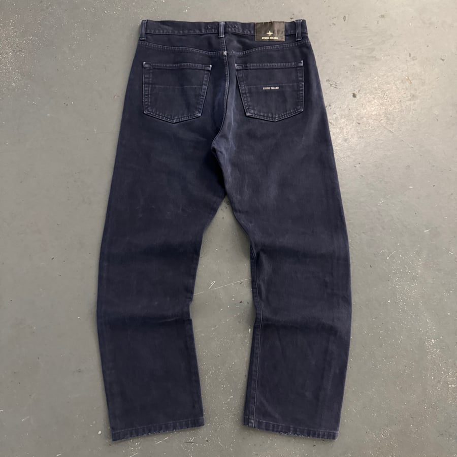 Image of 2000s Stone Island Straight Leg Jeans, size 32x29