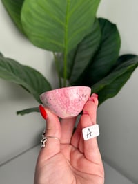 Image 2 of CHOOSE YOUR OWN PINK RHODONITE MINI BOWLS -PERU-