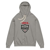 Image 1 of His Peace; Unisex Garment-Dyed lightweight hoodie