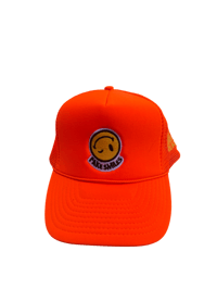 Image 1 of Orange trucker hat 