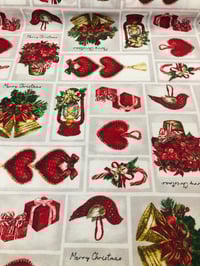 Image 2 of Hule Loneta Resinada - Navidad/Campanas - 6€/m