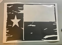 Sliding Window Decal Distressed Texas Flag 2009-2024 RAM Trucks
