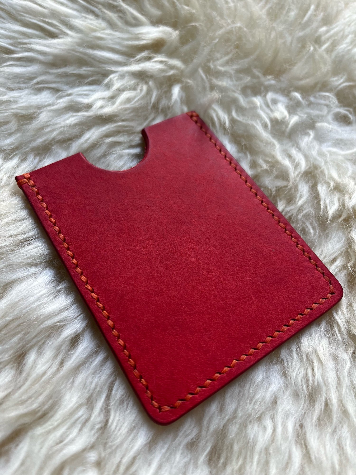 Image of Red Pueblo Cardholder (Blaze Orange)