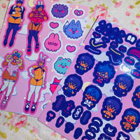 Image 1 of Clearance SK8 sticker sheet