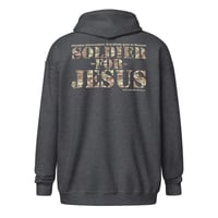 Image 15 of Soldier For Jesus Dark Unisex heavy blend zip hoodie