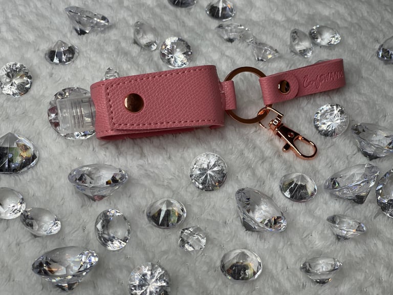 Sanitizer Keychain (Pink) Image 2
