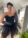Black Swan inspired fancy dress corset