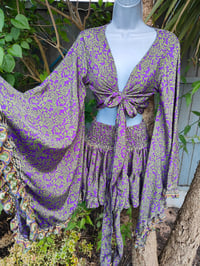Image 4 of Stevie co ord set -Purple and Green