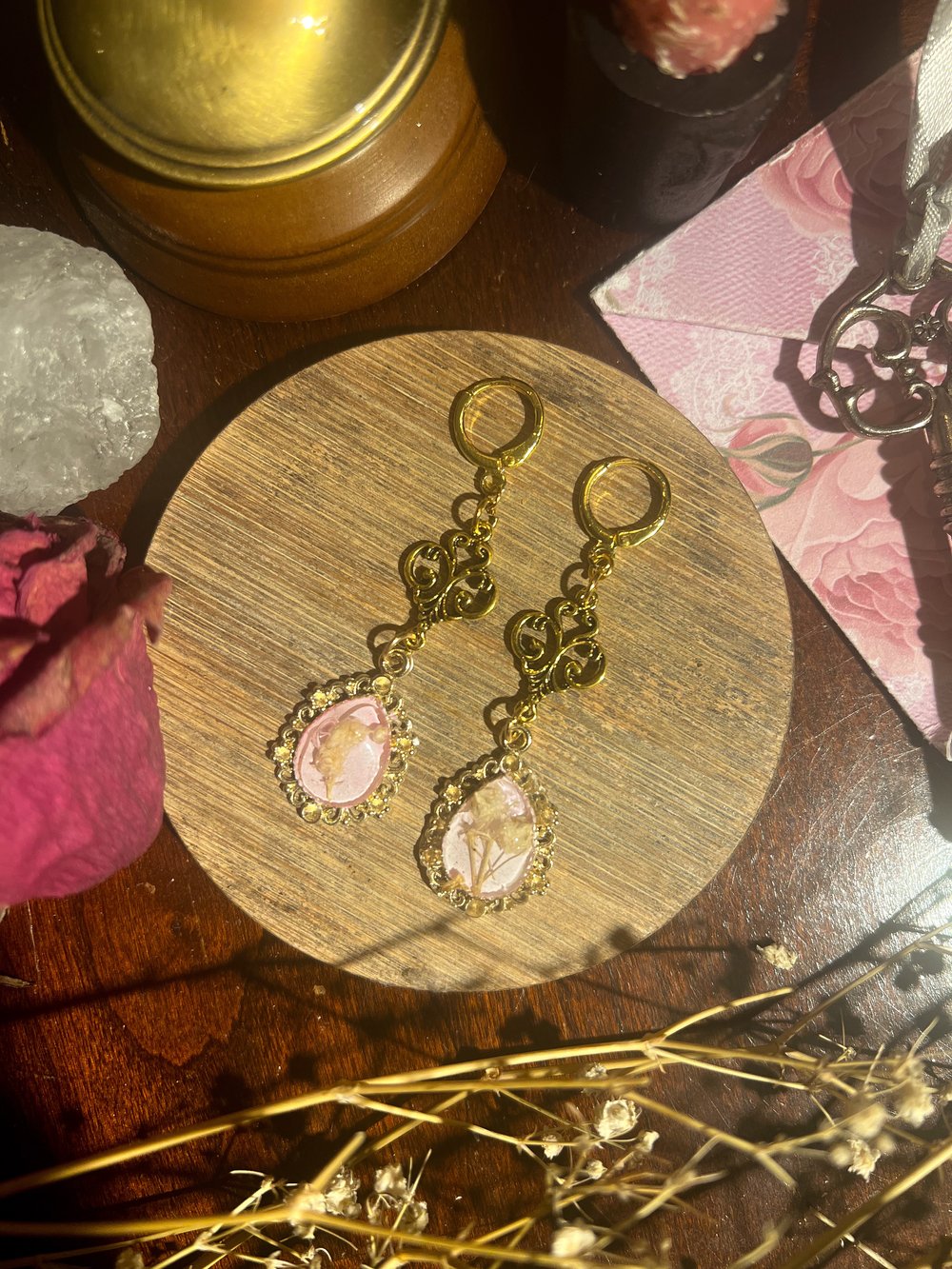 Image of Flowers from Her Earrings