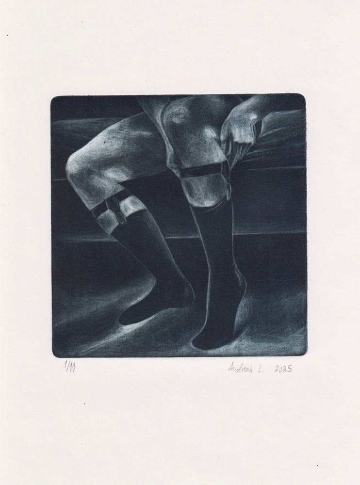 Image of Sock Garters - Mezzotint