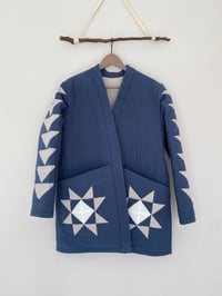 Image 3 of Blue Quilt Coat