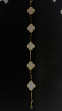 Image 6 of clover bracelets 18k gold plated waterproof and tarnish free 