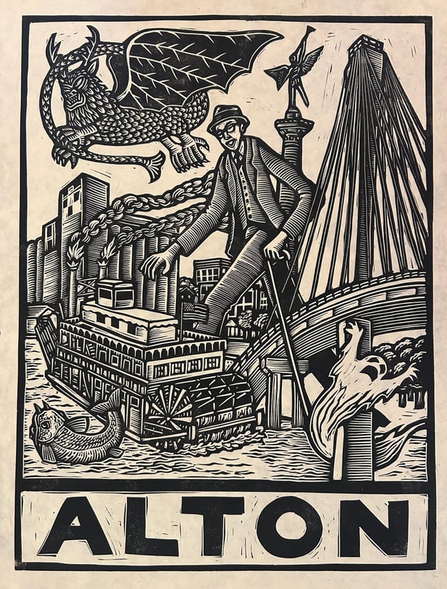 Alton Block Print