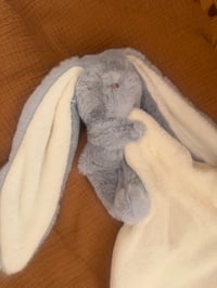 Image 2 of DOUDOU ET SON LANGE FOURTURE BLEU GRIS