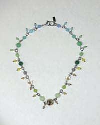 Image 1 of “Thistles and Foxgloves” necklace