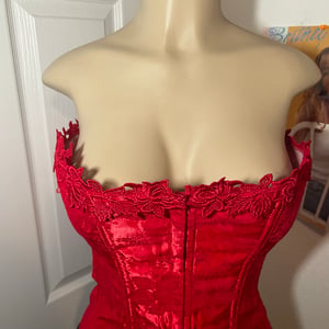 Image of EMPIRE RED CORSET