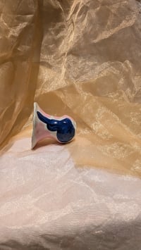 Image 2 of Pink and Blue Organic Vase