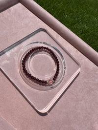 Image 2 of Garnet bracelet 极细石榴石手链