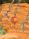 DAGAZ // Rune Moon // Chunky Stainless Steel / Necklace