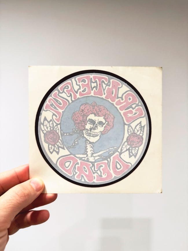 Grateful Dead 80s Bertha 6” Window Sticker