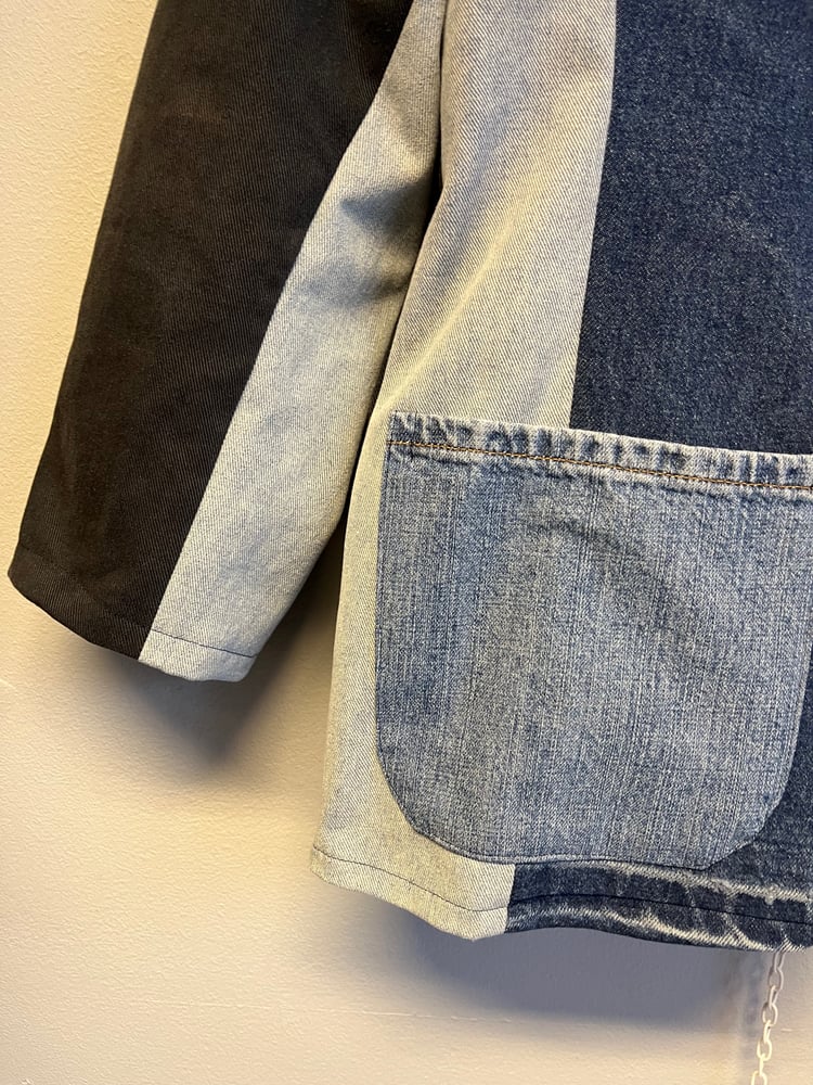 Image of Jeans blazerjakke (str 40)