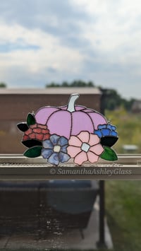 Image 3 of Floral Pumpkin - Pastel