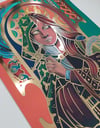 Brigid Of Faughart - Gold Foil Print