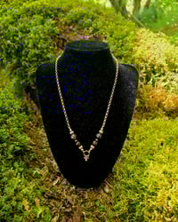 Image 3 of Garnet and Gold Necklace 