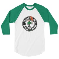 Image 5 of Prison City Roller Derby 3/4 sleeve raglan shirt