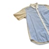 Comme Des Garcons Homme AD2008 Linen Blend Short Sleeve Button Up 