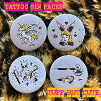 Image 2 of Handmade Tattoo Pin Packs