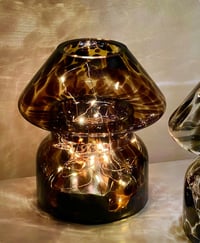 Image 1 of LEOPARD GLASS LAMP