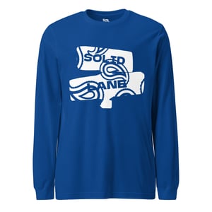 Image of White Paisley Logo L/S 2