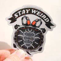Image 1 of Stay Weird 3” Holo Sticker