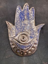 Image 1 of Hamsa Incense Burner Sapphire