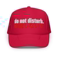 Image 2 of Do Not Disturb Foam Trucker Hat