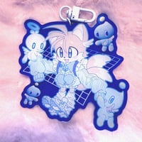 Image 1 of Tails Tenshi Kawai Chao Keychain 4”