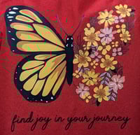 Image 3 of Find Joy in Your Journey Apron (red)