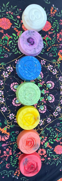 Image 3 of Chakra oatmeal milk soaps 