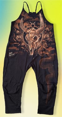 Image 1 of “TAURUS” CUSTOM BLEACH PAINTED BAGG JUMPER MEDIUM