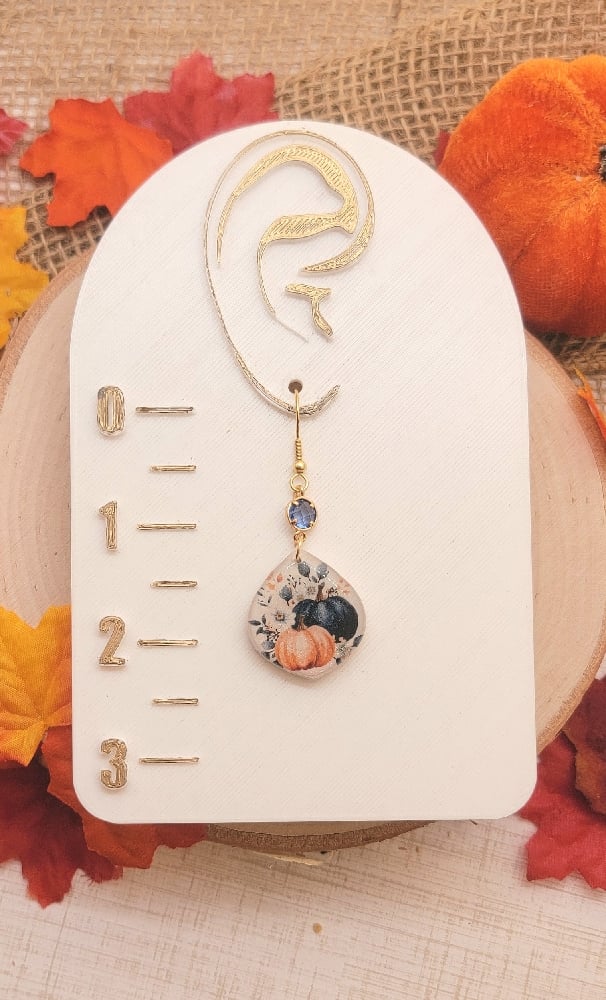Image of Blue Pumpkin Dangles