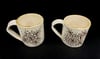 Dandelion Mugs matching pair