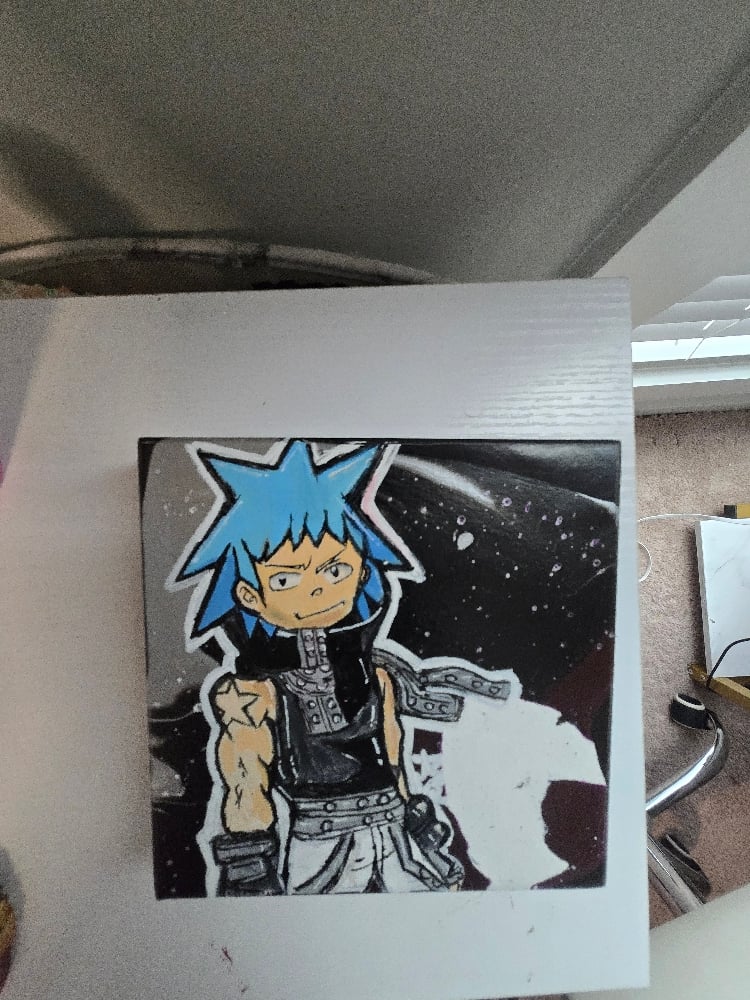 Image of Black Star Painting  ★ ☆ ★⋆｡°✩