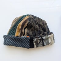 Image 1 of Upcycled Reversible Beanie Cotton Blend 34