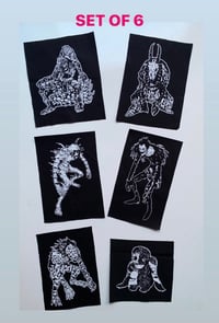 Image 1 of SHINIGAMI PATCHES (Set of 6)
